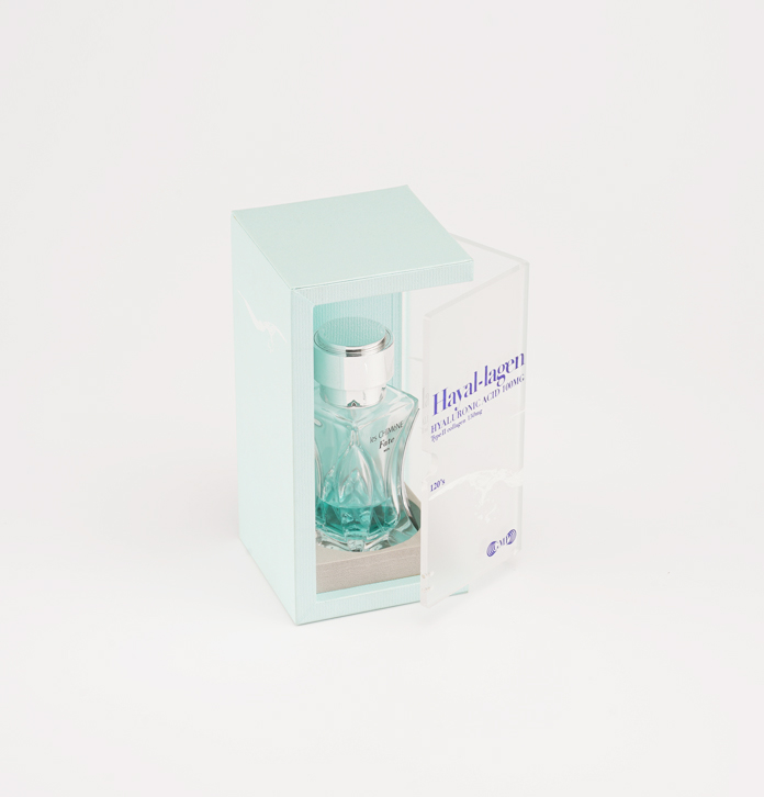 简约时尚香水包装盒定做 轻奢亚克力香水礼盒包装 磨砂透明窗香水木盒
